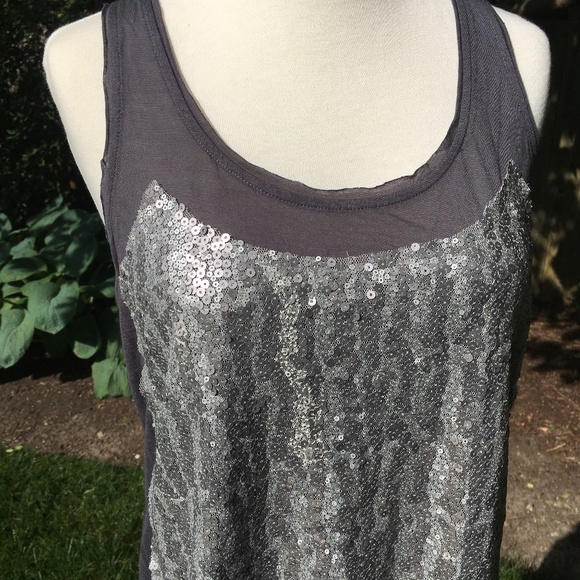 Urban Outfitters Kimchi Blue Sequined Tank Top - Picture 2 of 3